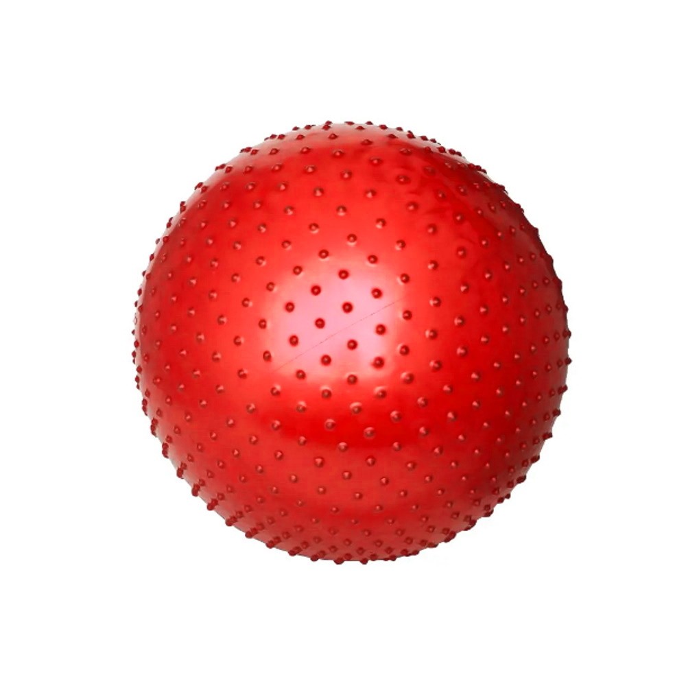 М'яч для фітнесу 'Червоний' шипований 55 см