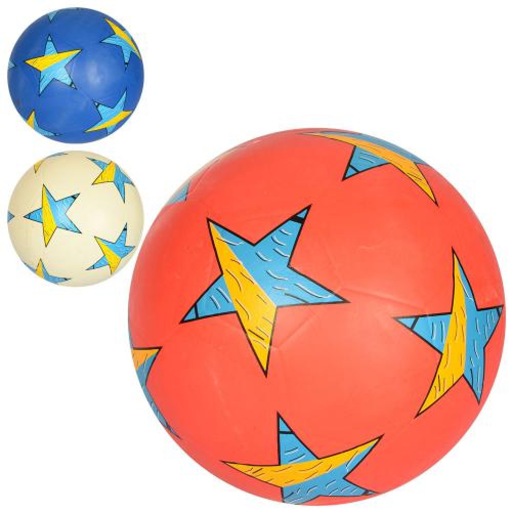 Мяч футбольный размер 5 резиновый 'Звезда'