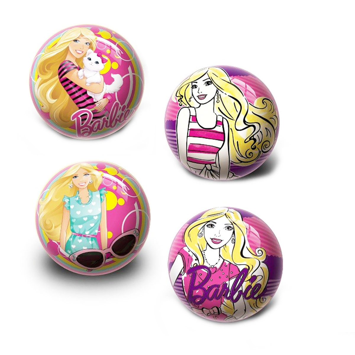 Мяч резиновый для девочек 'Barbie'