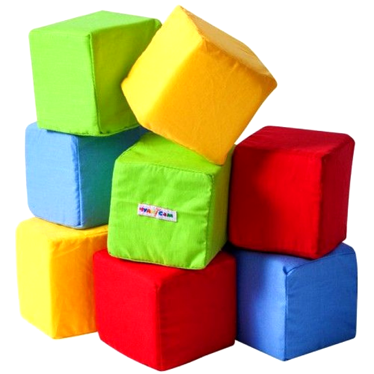 Мягкая игрушка нобор кубиков 'Цветные'