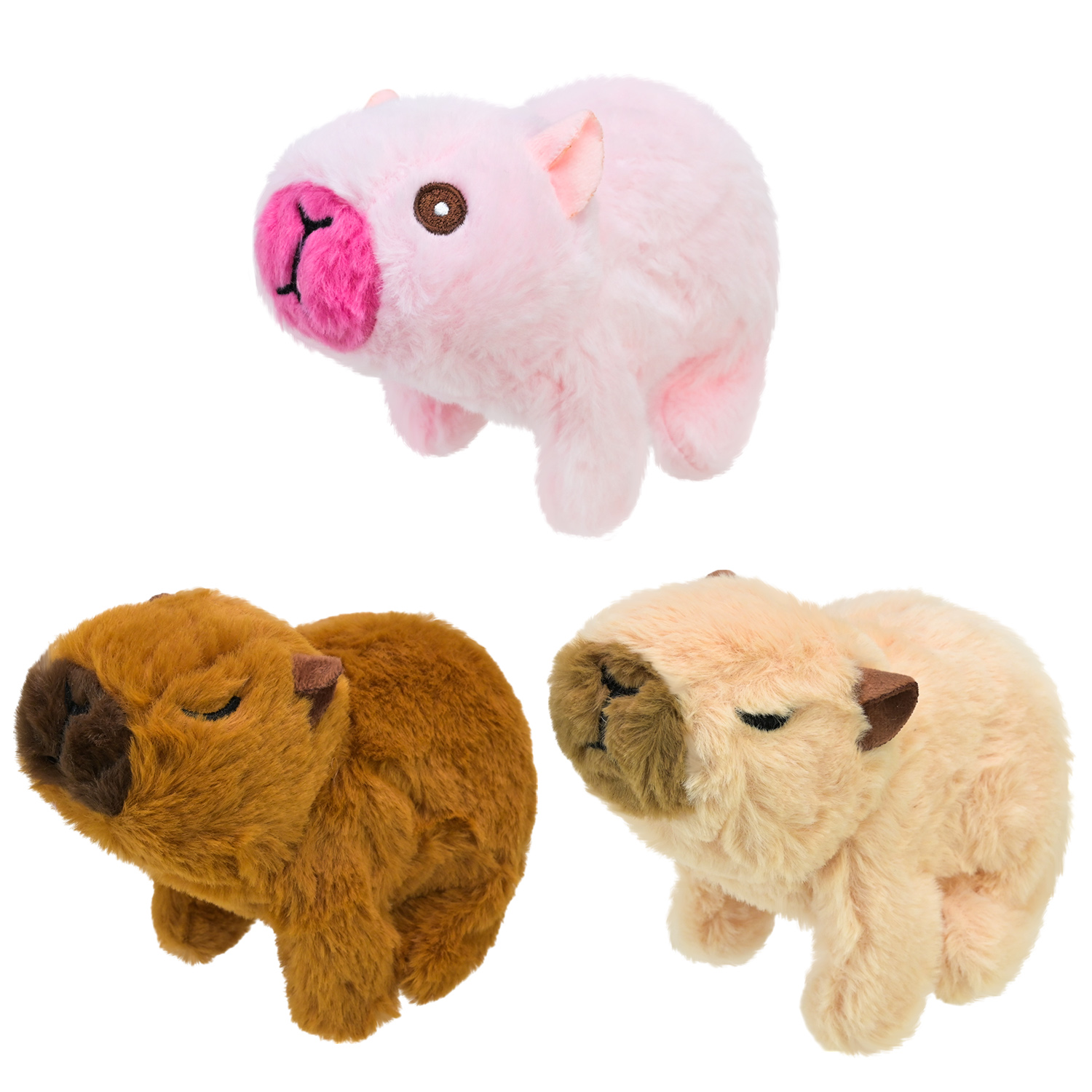 М'яка інтерактивна іграшка капібара