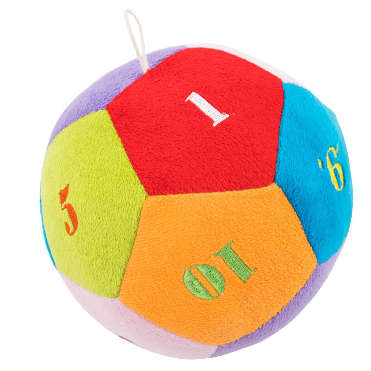 Мягконабивная игрушка 'Мячик с цифрами'