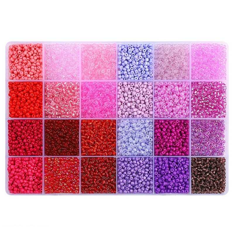 Набор бисера в боксе 24 цвета