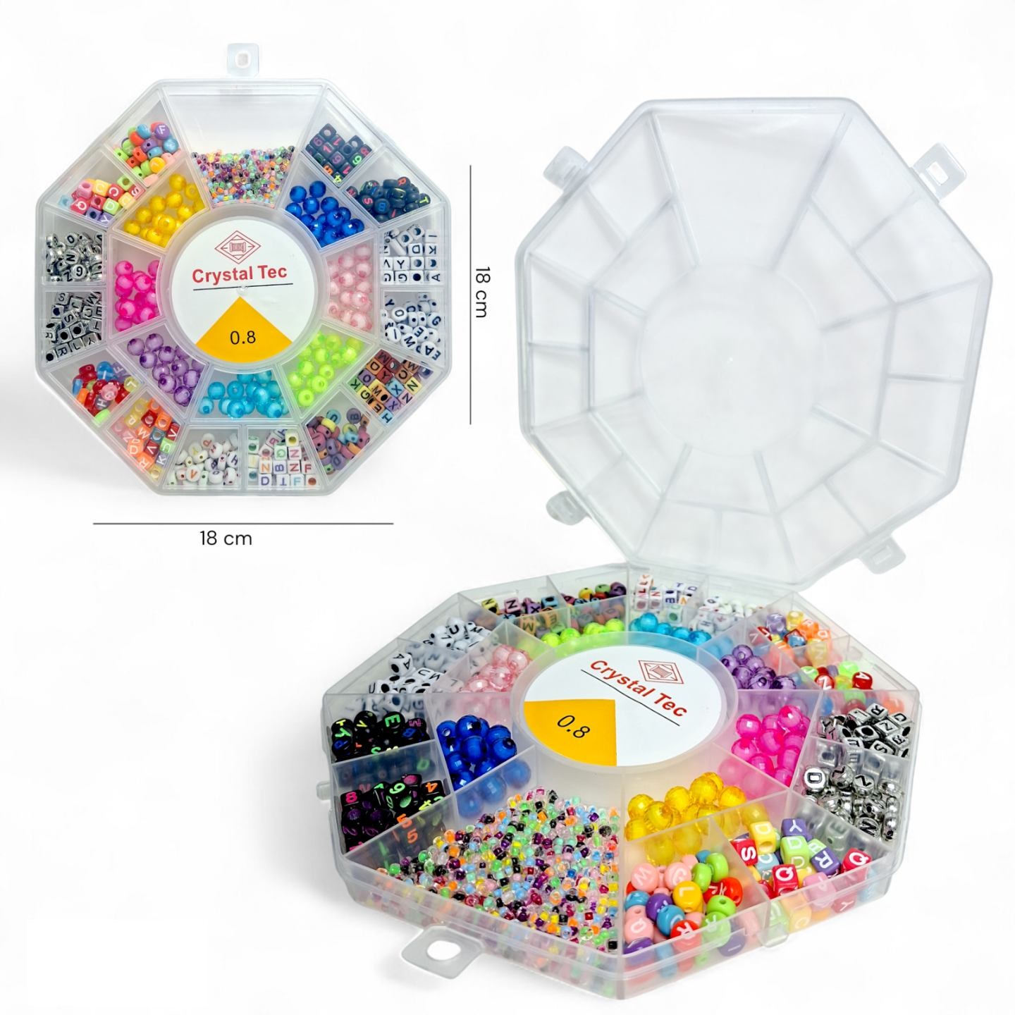 Набір намистин та бісеру для створення прикрас