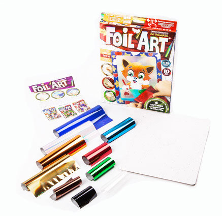 Набор детского творчества 'Foil Art Аппликация цветной фольгой'