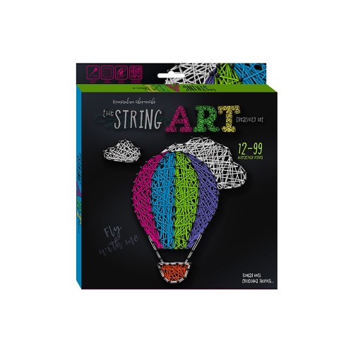 Набір для картини з ниток 'STRING ART' повітряна куля