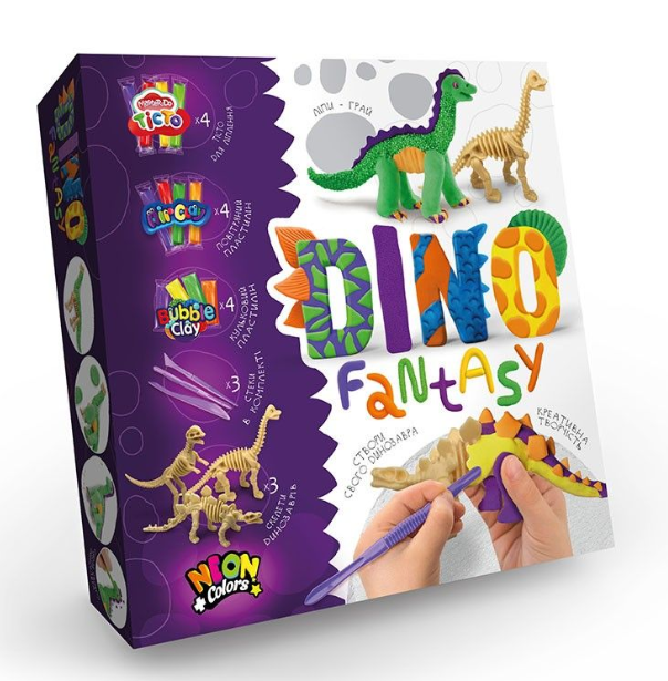 Набор для лепки 'Динозавры' 'Dino Fantasy' 18 элементов