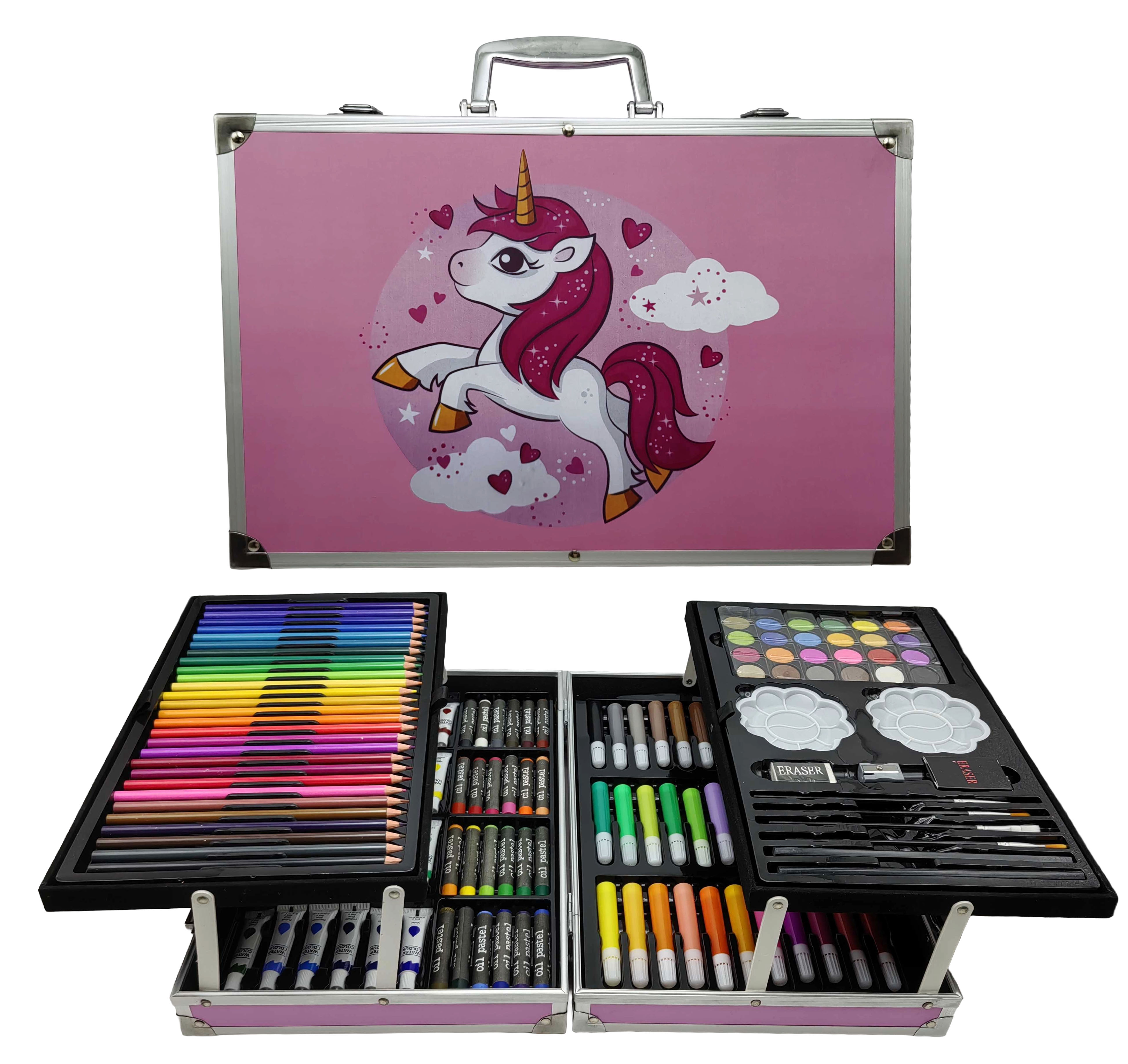 Набір для малювання 'Единоріг' у валізі 145 предметів