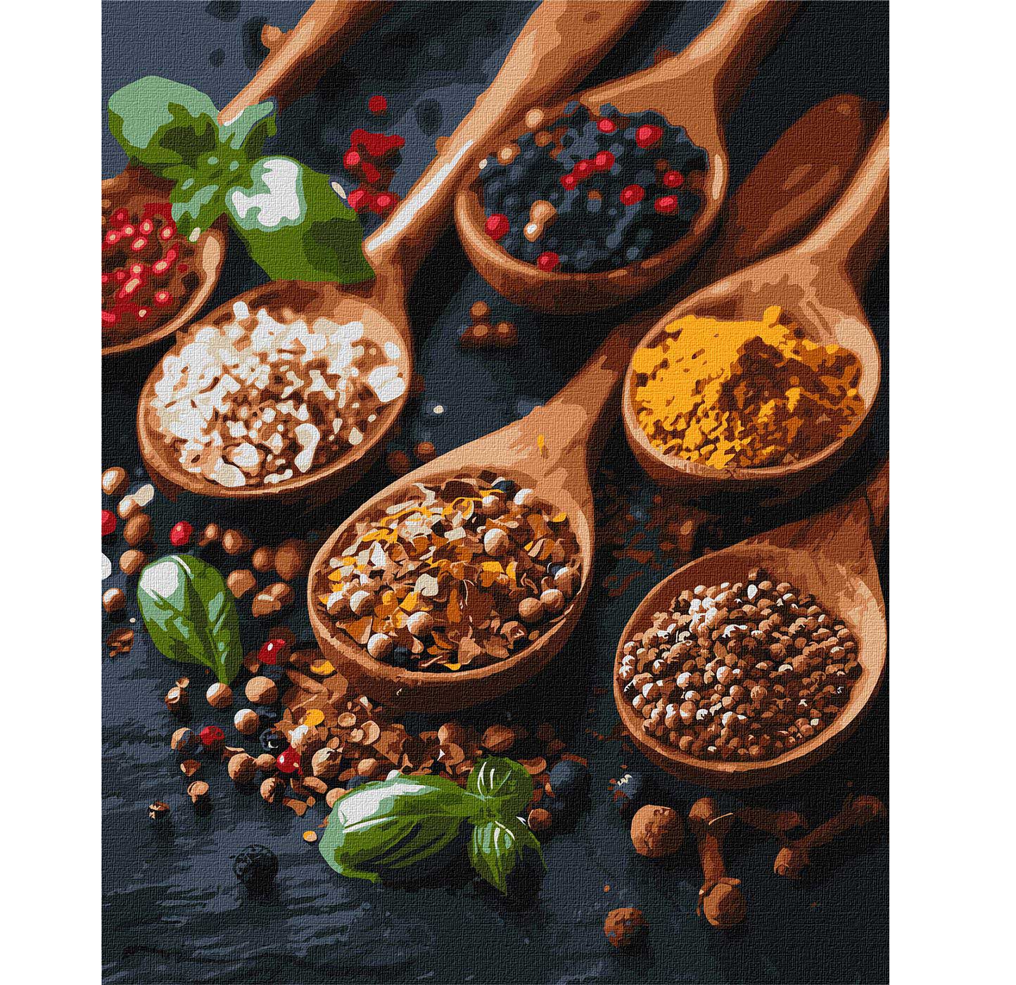 Набір для розпису по номерах 'Аромат спецій'