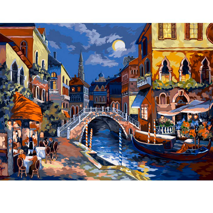 Каналы. Венеция. Фрагмент росписи