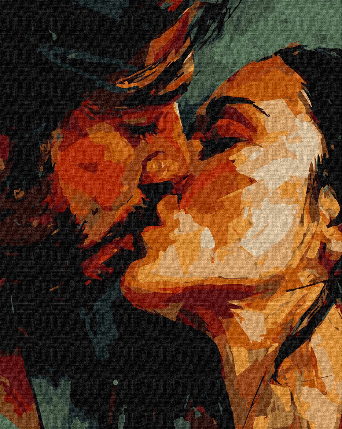 Набор для росписи по номерам 'Он, Она и Страсть'