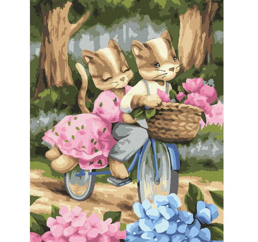 Набір для розпису по номерах 'Романтична поїздка'