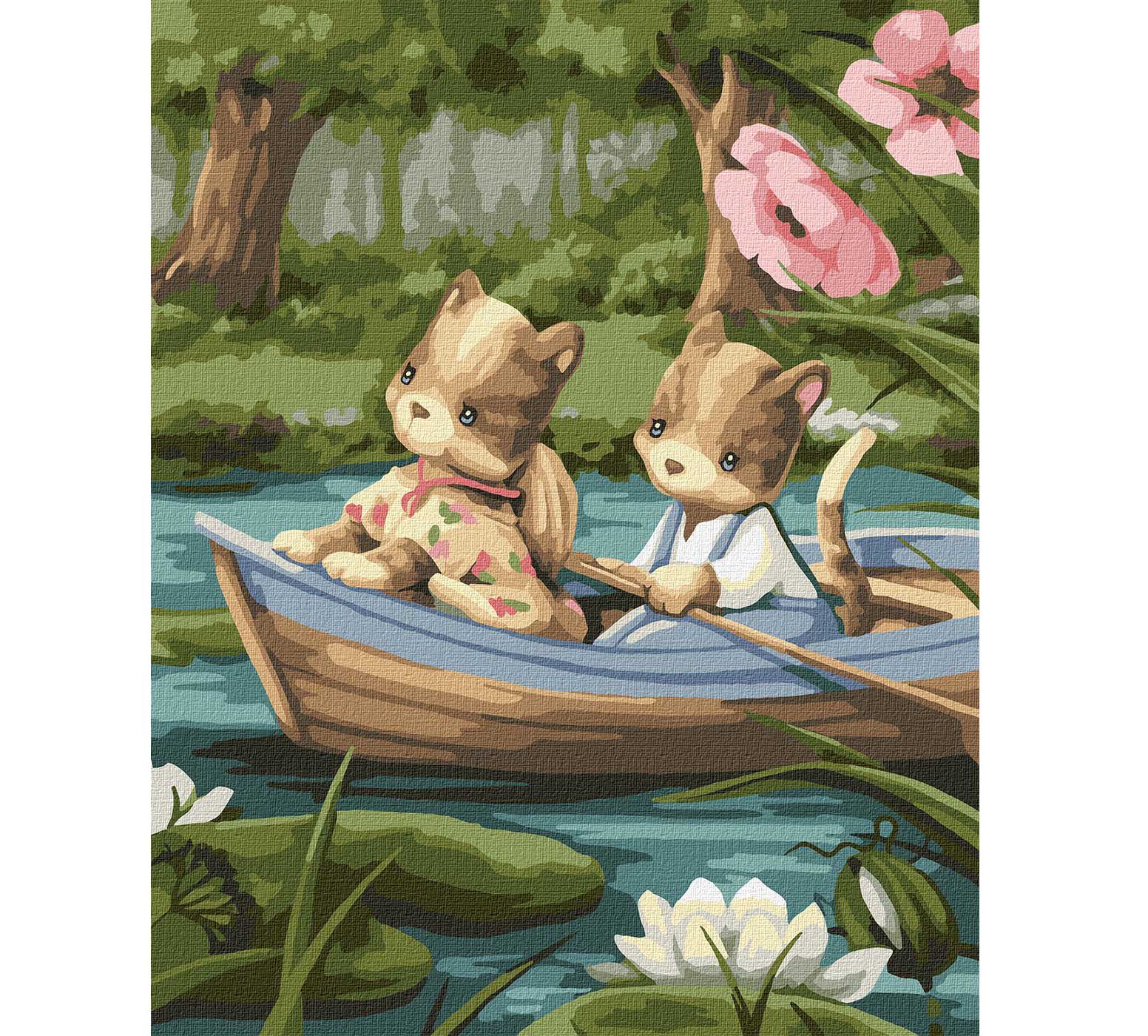 Набір для розпису по номерах від 7 років 'Прогулянка на човні'
