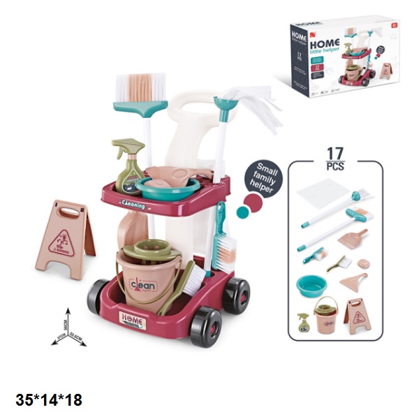 Набір для прибирання з тачкою