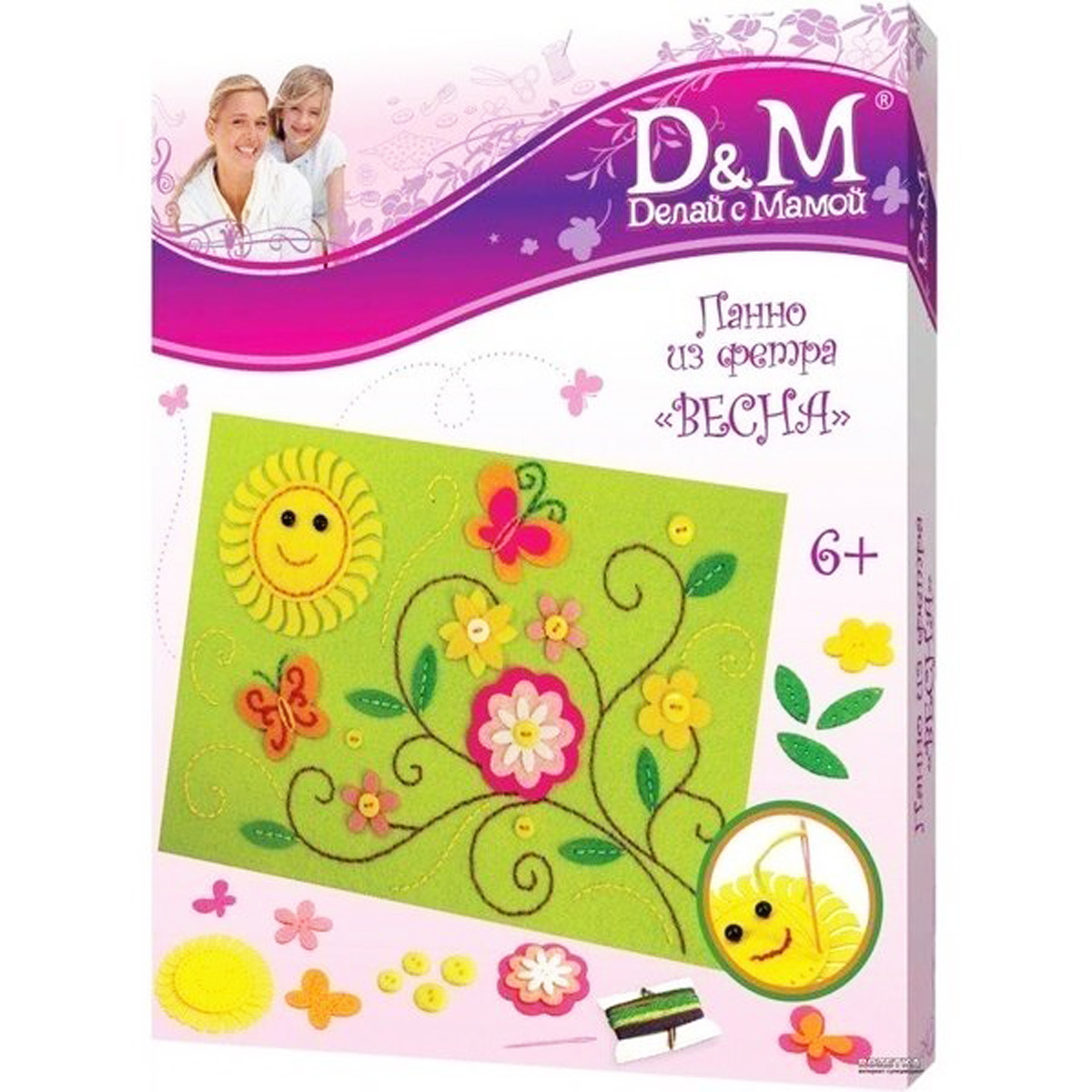 Набор для вышивания D & M фетр 'Весна'