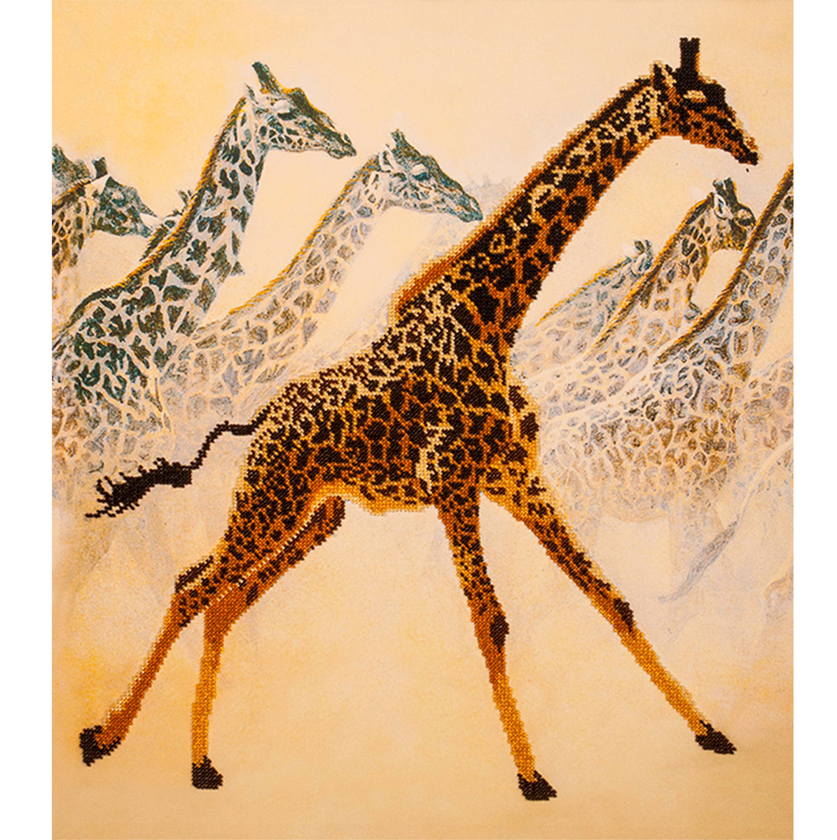 Набор для вышивки бисером 'Жирафы'