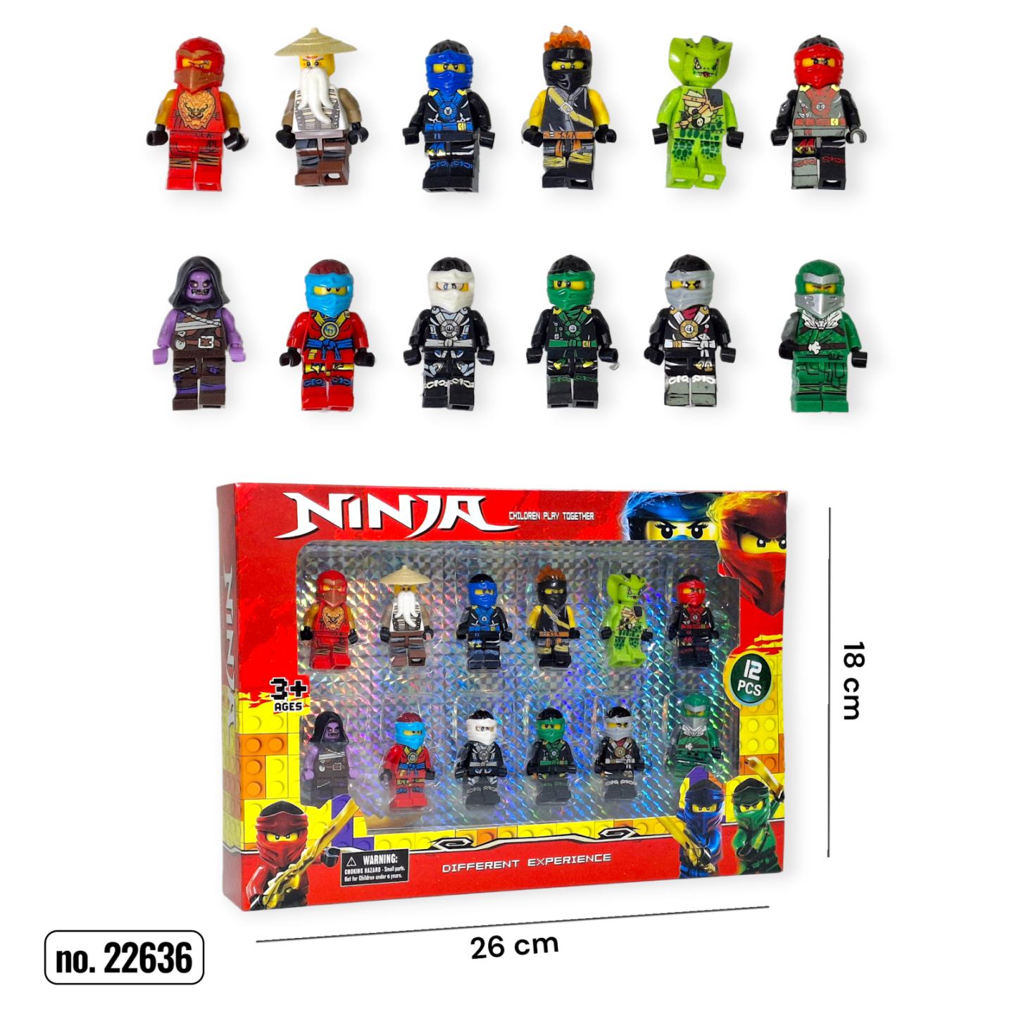 Набір фігурок ніндзя