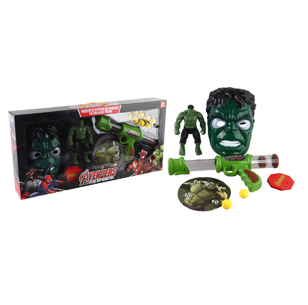 Набір героя з пістолетом та фігуркою 'Халк'