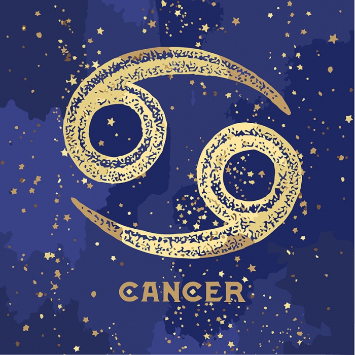 Набор картина по номерам знак зодиака 'Рак'