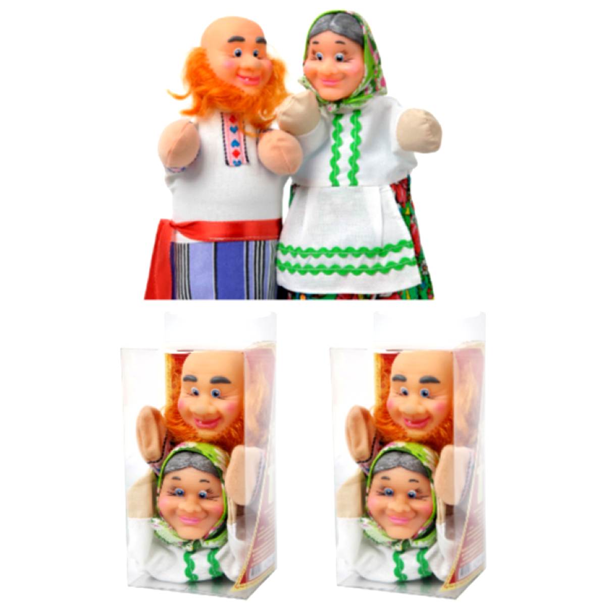 Набор кукол - перчаток ' Дед и Бабка '