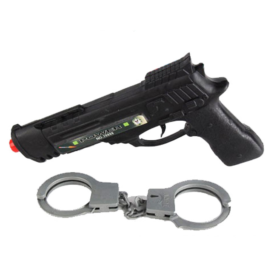 Набір поліцейського Пістолет з наручниками