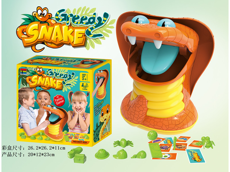 Настольная развлекательная игра 'Голодная змея'