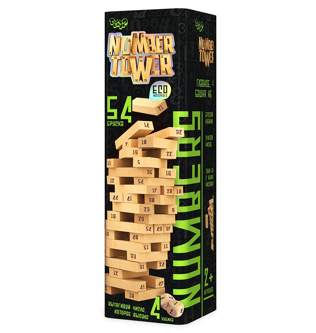 Настольная развлекательная игра 'Number Tower'
