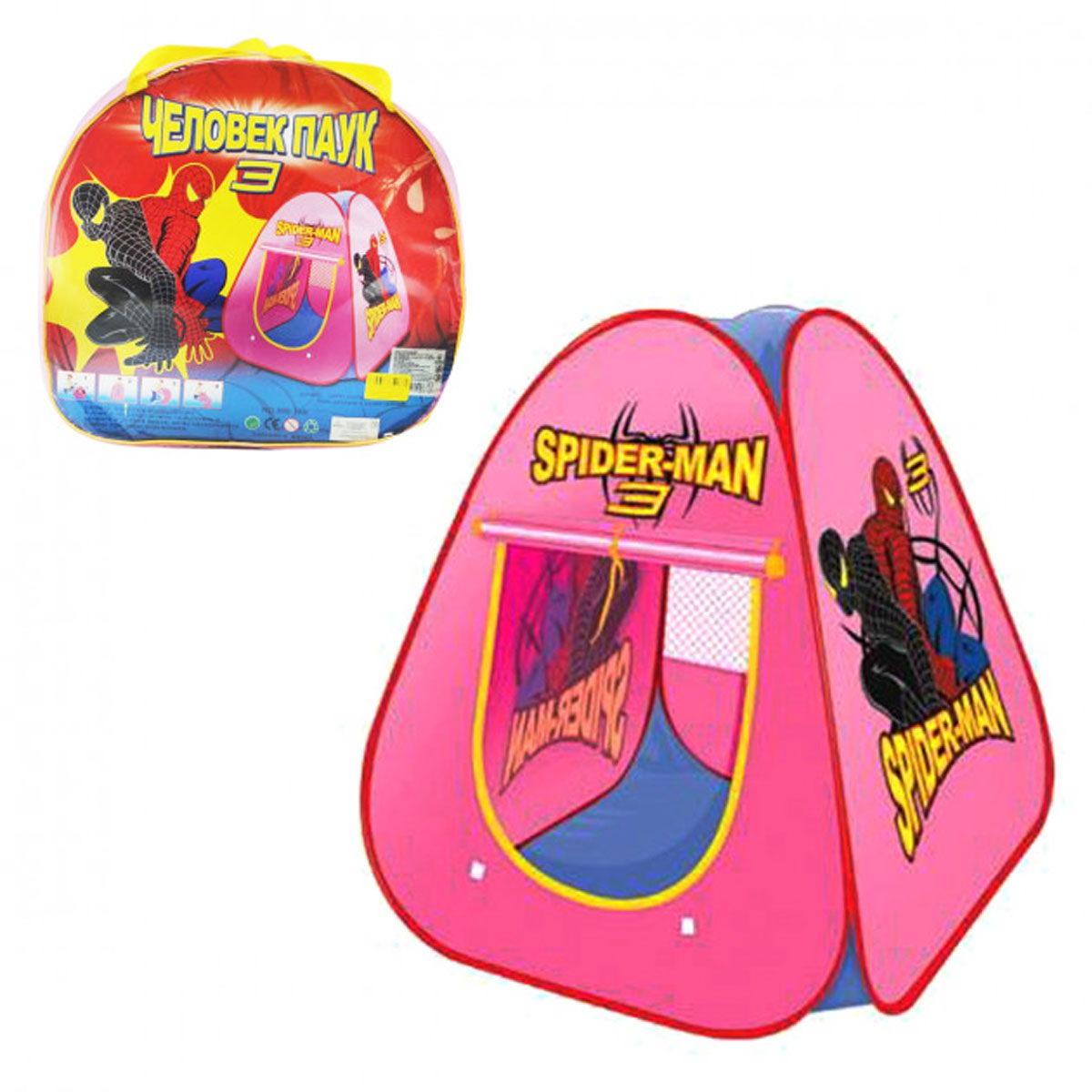 Палатка для детей 'Batman/Spiderman' 2 вида