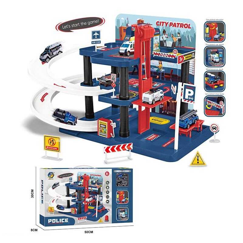 Паркінг з підйомником та машинками