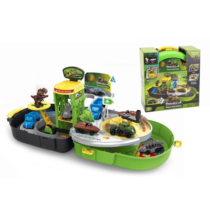 Паркинг в чемодане 'Динозавры'