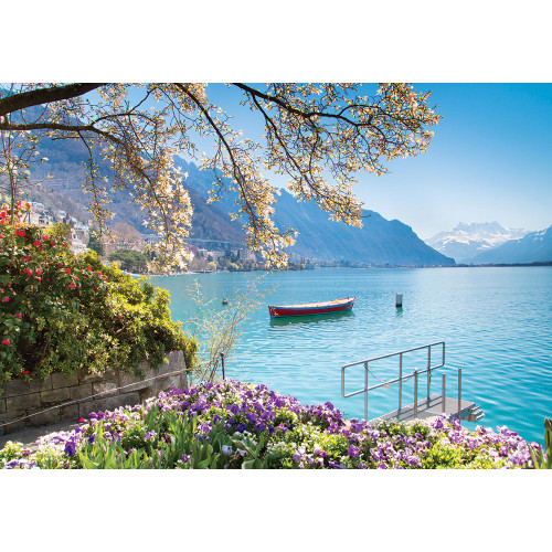 Пазл 1000 деталей 'Озеро Montreux Швейцария'