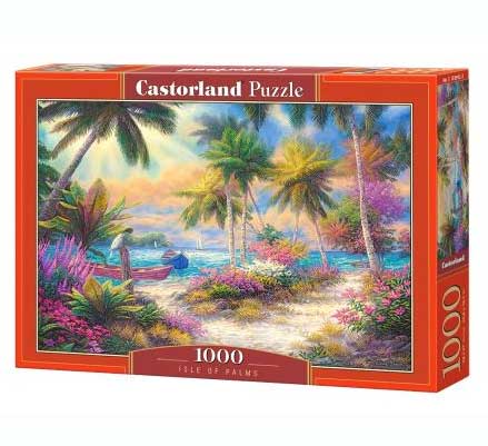 Пазл 1000 елементів 'Острів пальм' Castorland