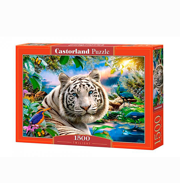 Пазл Castorland 'Белый тигр' 1500 элементов