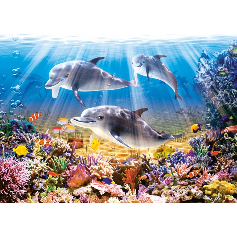 Пазл Castorland 'Дельфіни у морі' 500 елементів