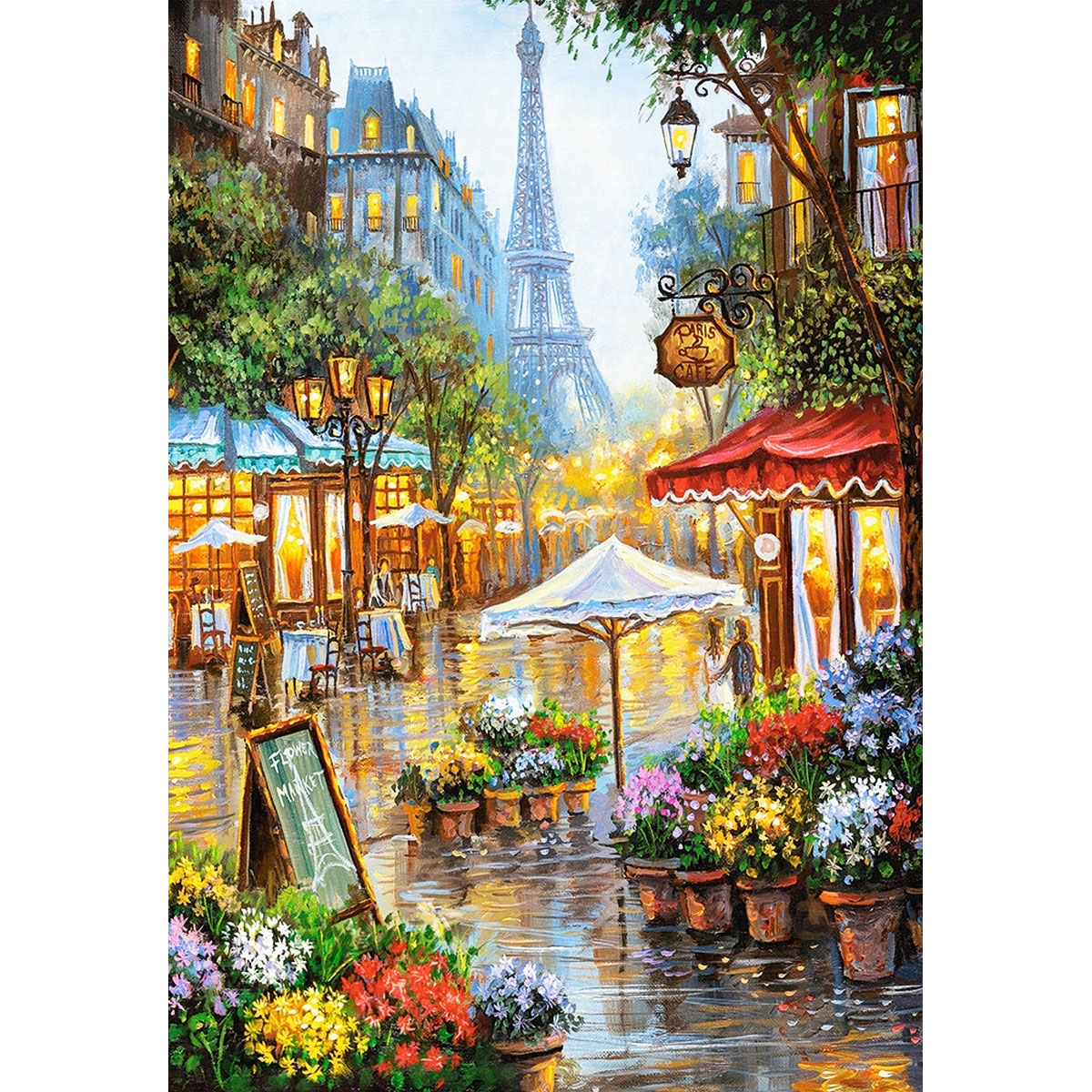 Пазл Castorland 'Весенние цветы, Париж'