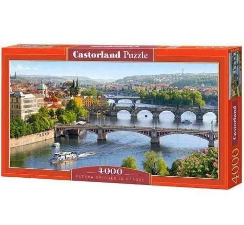 Пазл великий Castorland 'Мости через Влтаву, Прага' 4000 деталей