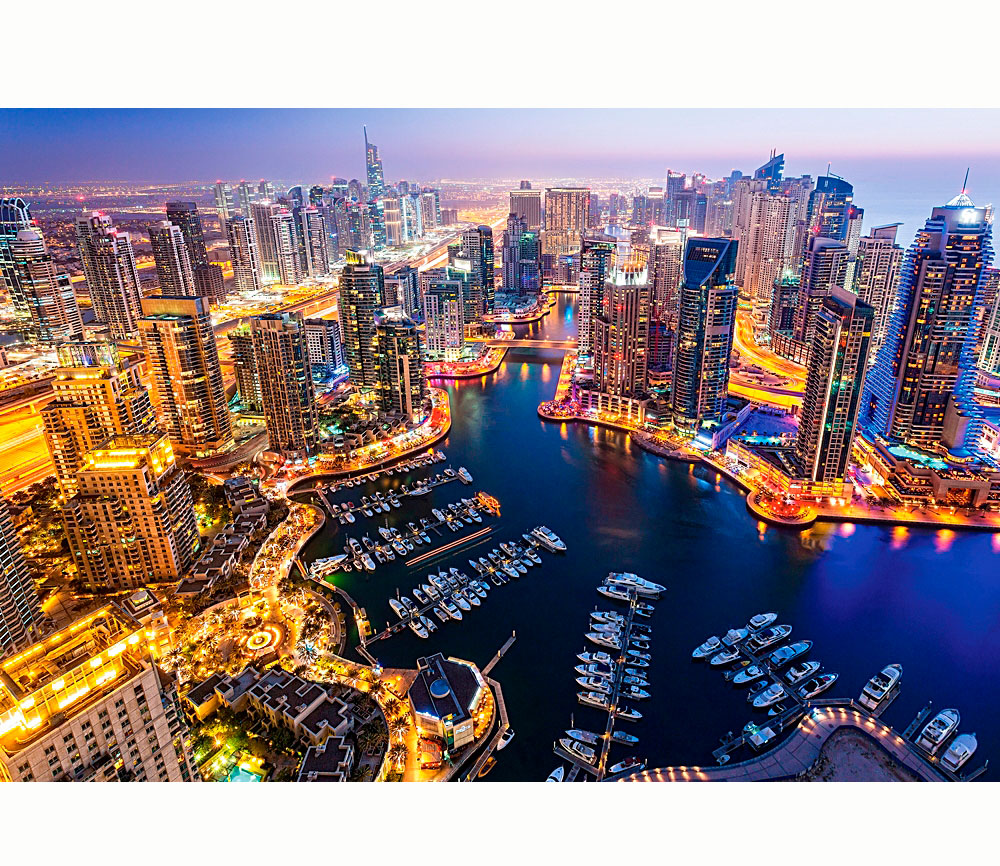 Пазли Castorland 1000 елементів 'Нічний Дубай'