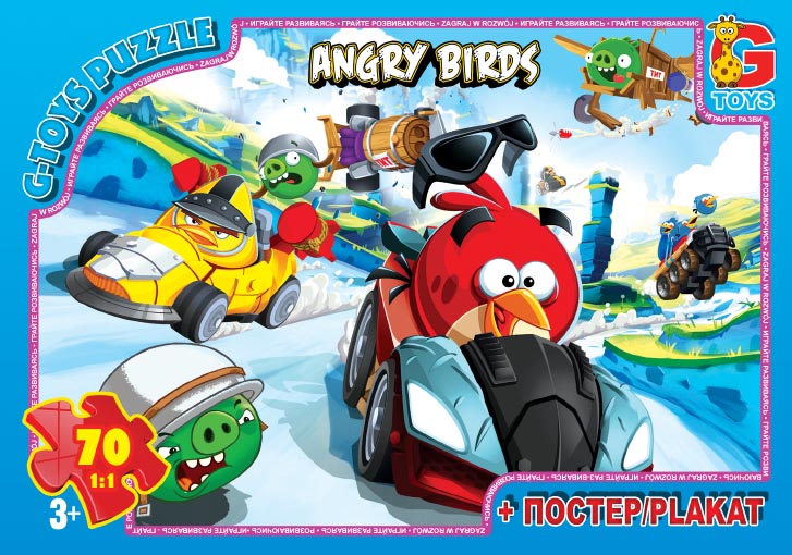 Пазли 'Angry Birds' 70 елементів