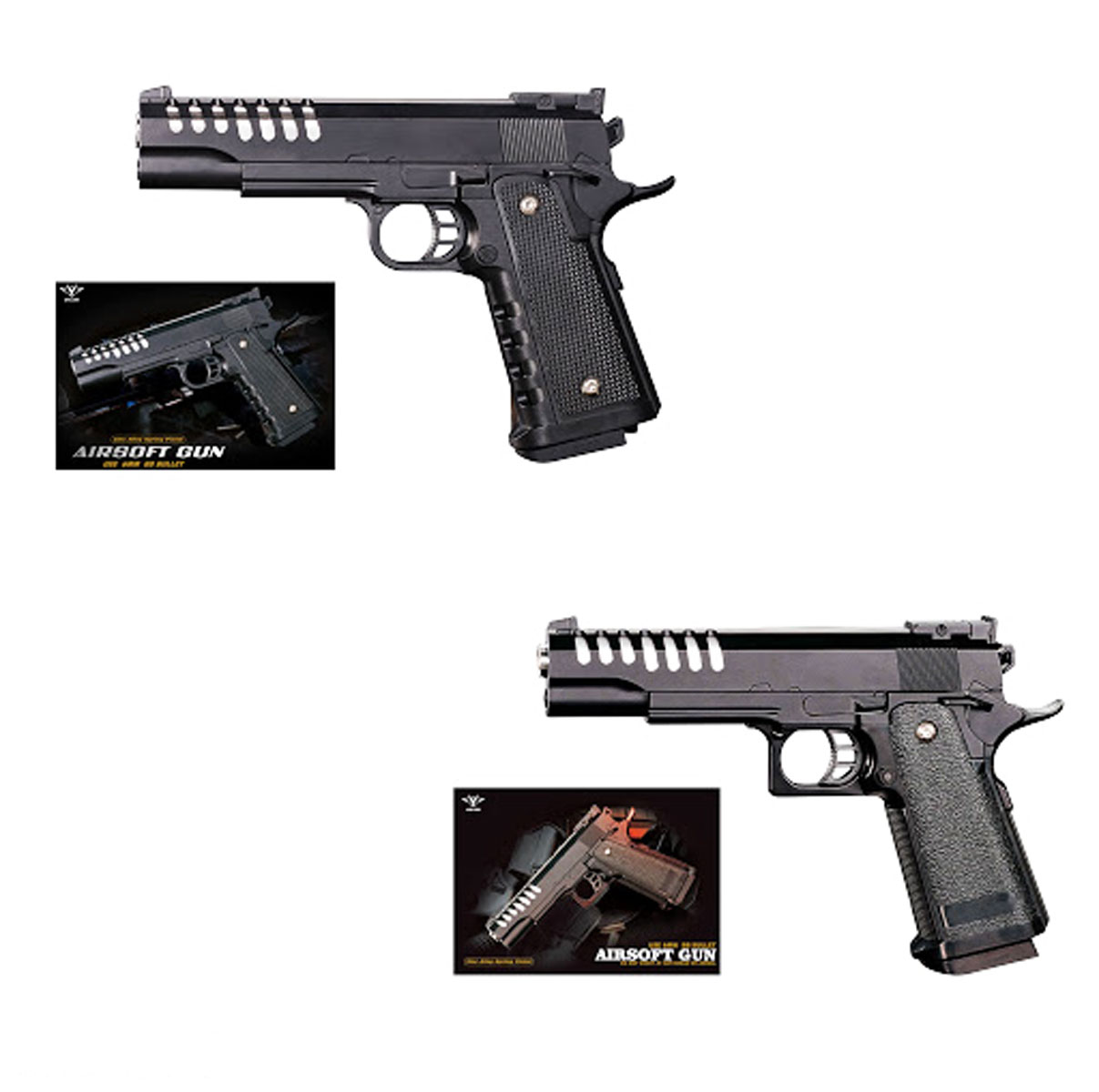 Пистолет VIGOR металлический с пульками