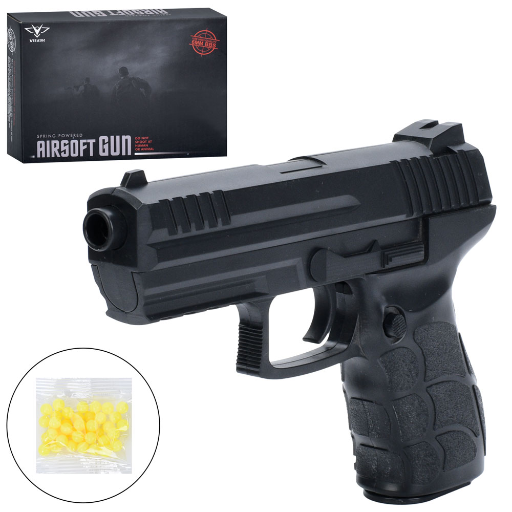 Пістолет дитячий пневматичний стріляє пластиковими кулями