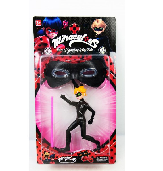 Пластиковая кукла с маской 'Леди Баг и Супер Кот'