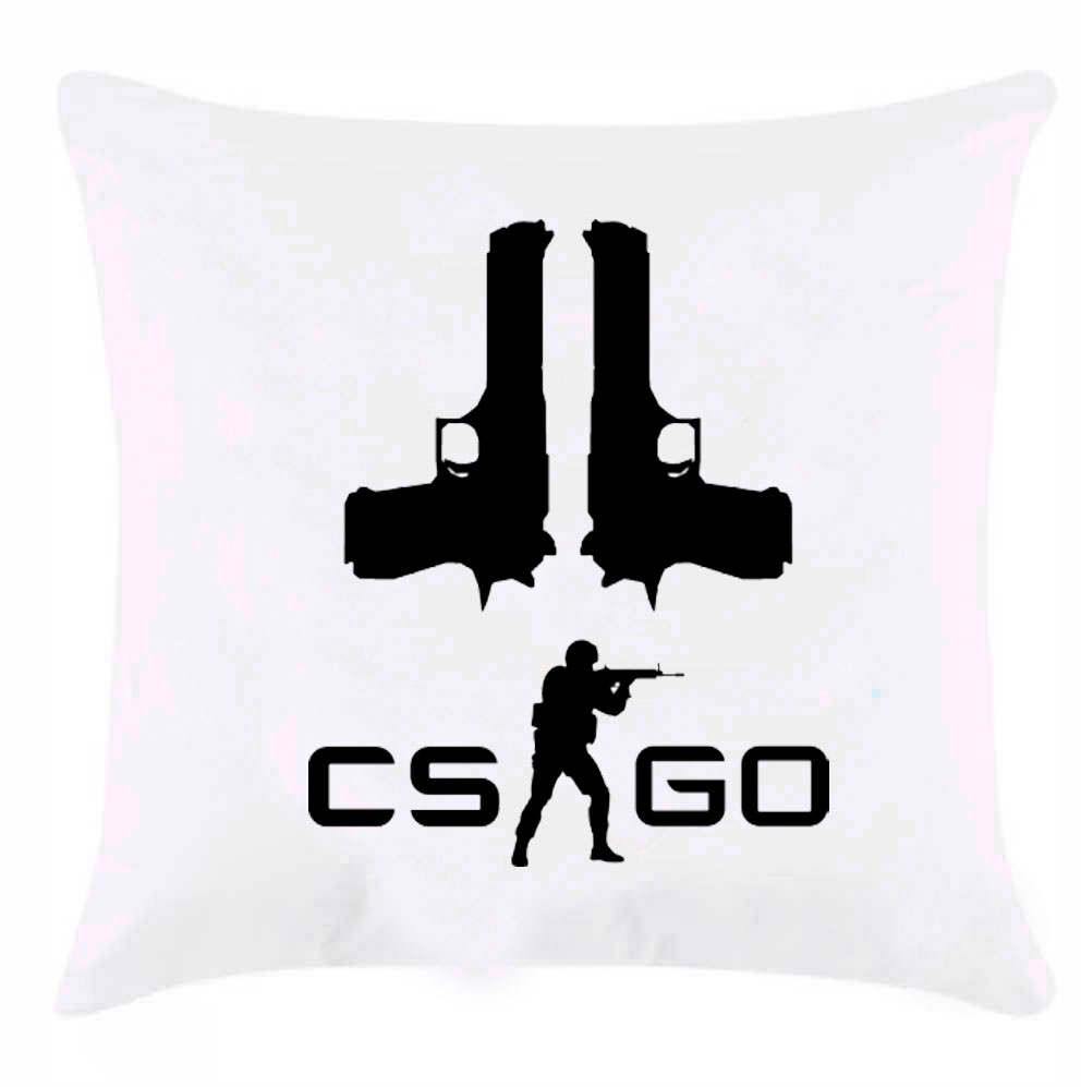 Подушка Counter Strike логотип