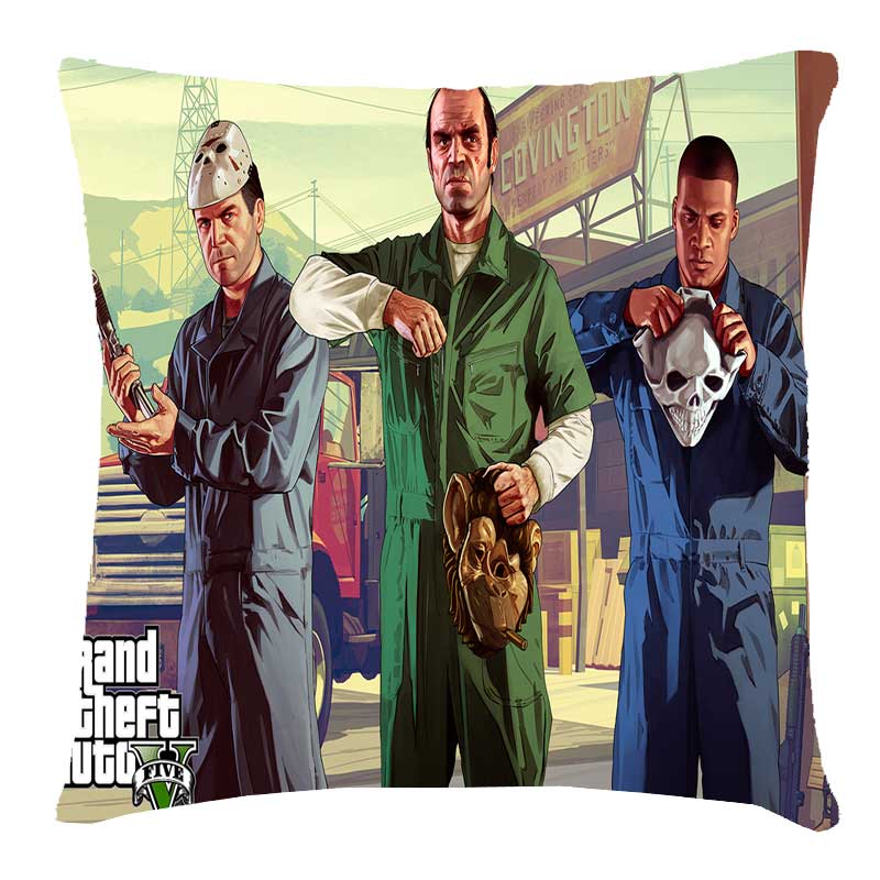 Подушка Grand Theft Auto 5 'Ограбление'