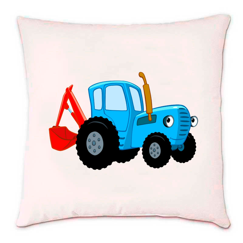 Подушка Синій трактор
