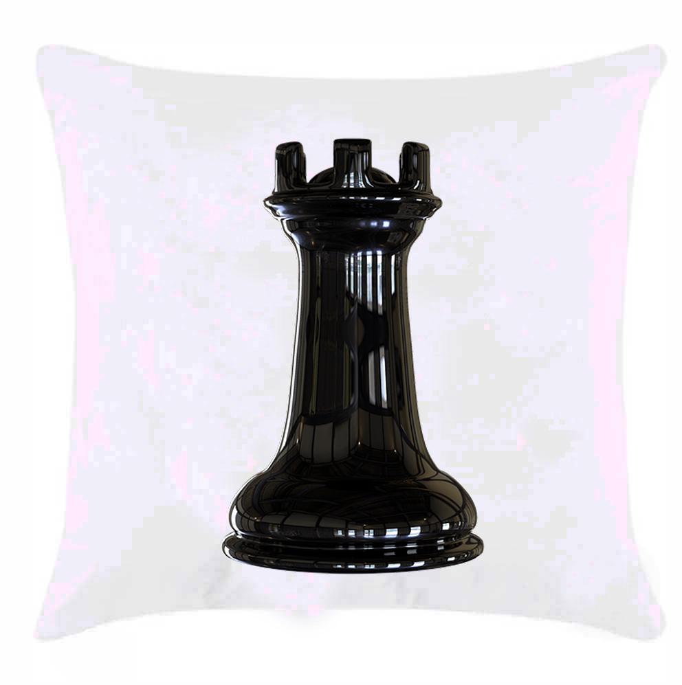 Подушка для шахіста 'Чорна тура'