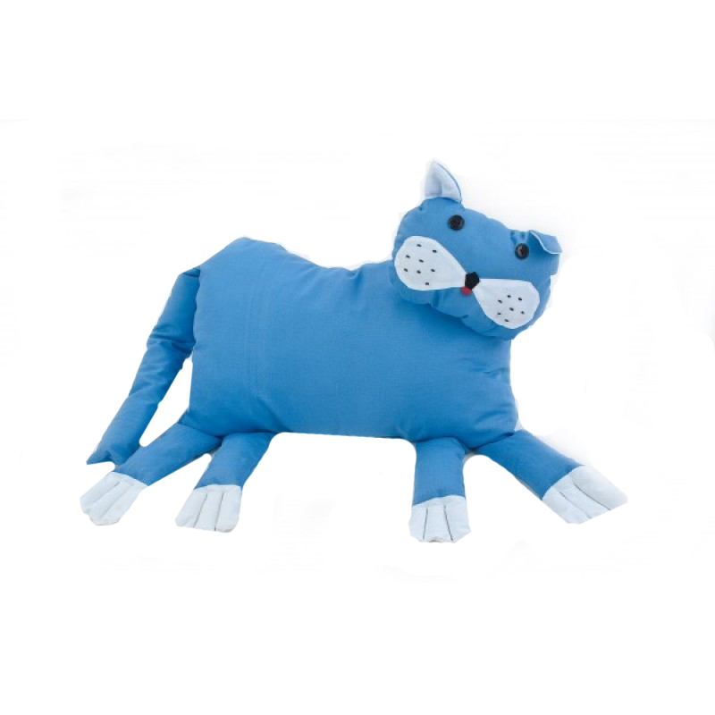 Подушка-іграшка 'Кіт' блакитний від ТМ Homefort
