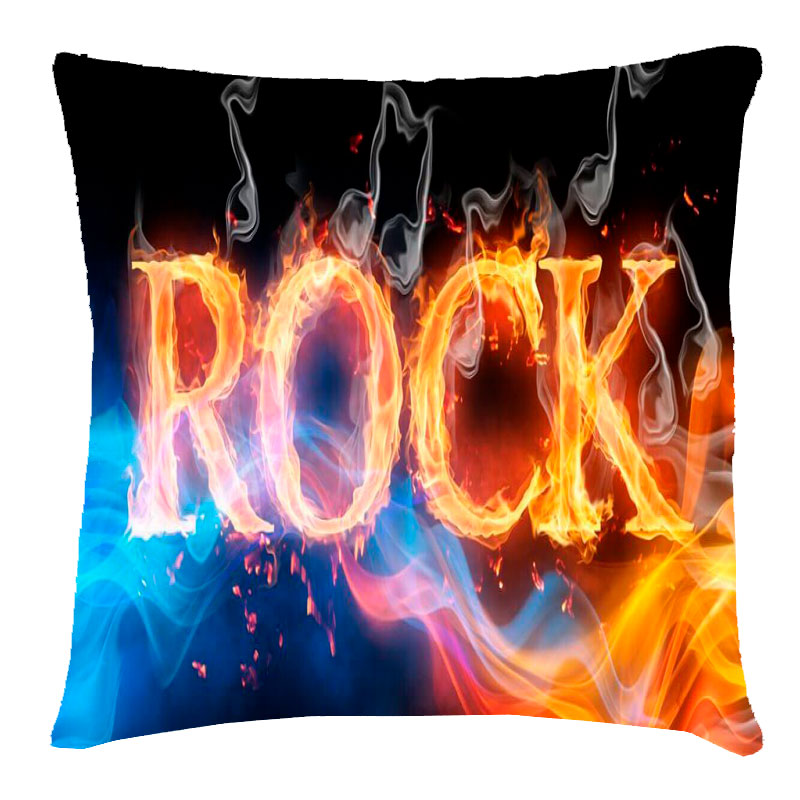 Подушка с 3Д картинкой 'ROCK'