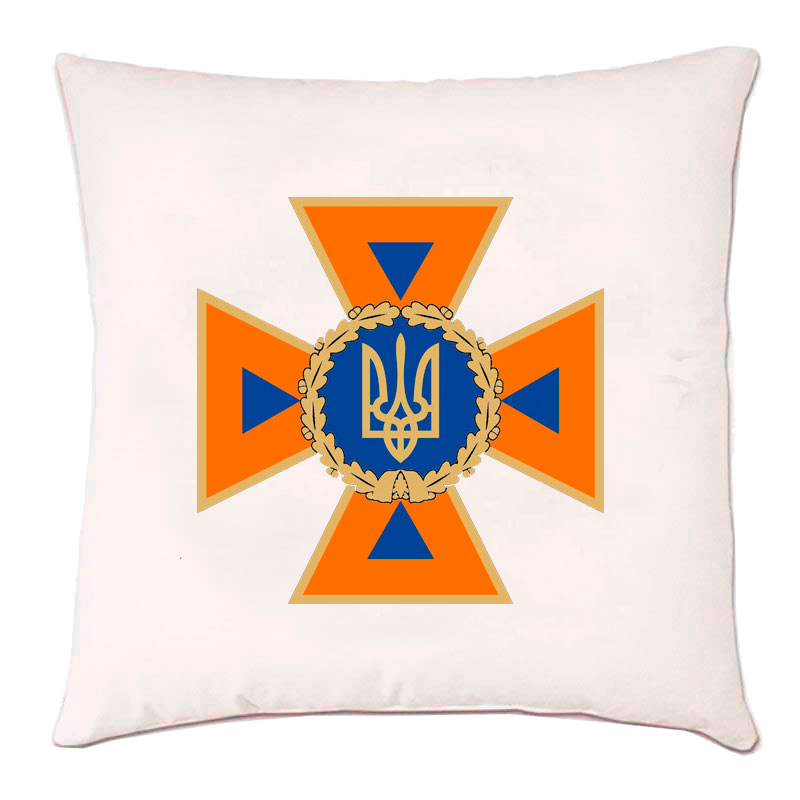 Подушка з логотипом ДСНС