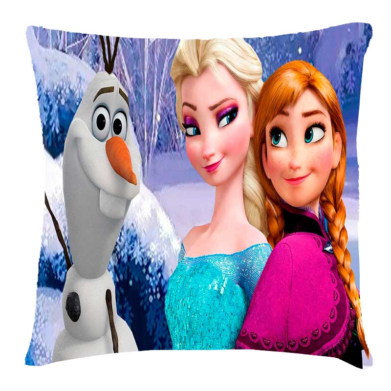 Подушка с принтом 'Холодное Сердце' Анна и Эльза