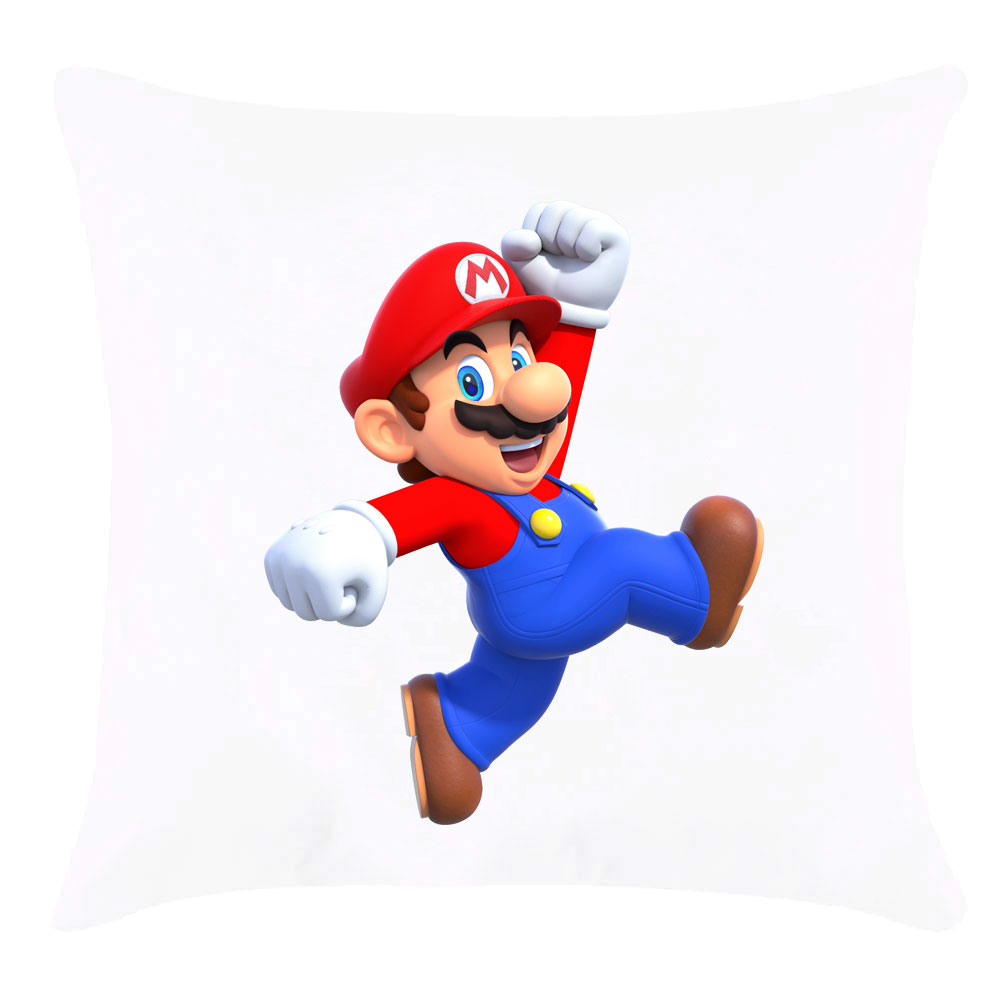 Подушка с принтом 'Супер Марио'